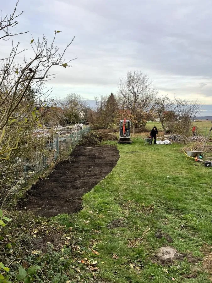 Gartenumgestaltung Bagger Herbst – Goslar